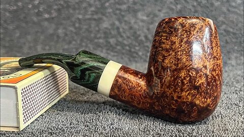 LCS Briars pipe 771 commissioned bent billiard