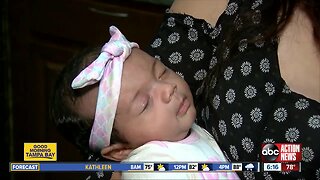 Woman delivers baby girl after no knowledge of pregnancy