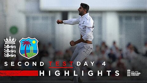 Bashir 5-fer Seals England Victory! / Highlights - England v West Indies Day 4 / Rothesay Test 2024