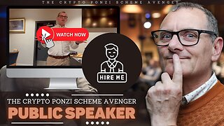 🎤 Invite DANNY : DE HEK, The Crypto Ponzi Scheme Avenger, to be Your Keynote Speaker! 🚀: DEMO SPEECH