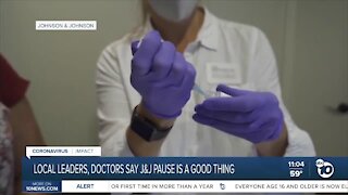 Local leaders, doctors say J&J vaccine pause is a good thing