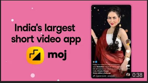 Introducing moj . India largest app