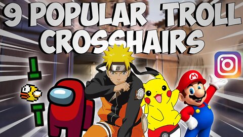 TOP 9 Troll Crosshairs + More (Valorant)