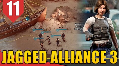 O Barco Encalhado - Jagged Alliance 3 #11 [Gameplay PT-BR]