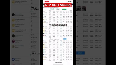 RIP GPU Mining