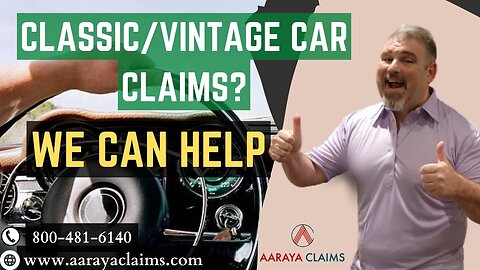 Auto Claims for Classic Cars? We can help!