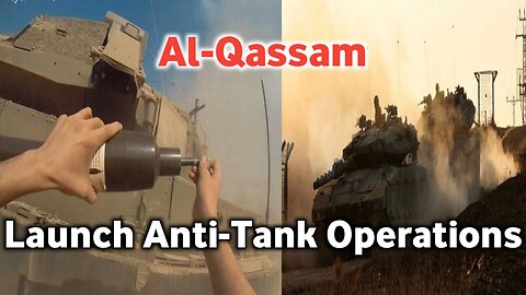 Al-Qassam Brigades Launch Anti-Tank Operations Against Israeli Forces in Northern Gaza