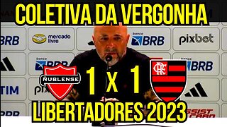 AO VIVO COLETIVA DE JORGE SAMPAOLI NUBLENSE 1 X 1 FLAMENGO - É TRETA!!! NOTÍCIAS DO FLAMENGO