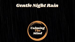 3 Hours of Gentle Night Rain | Rain Sounds for Sleeping | Relax |Study