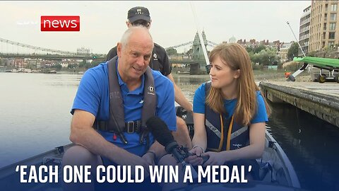 Five-time Olympic gold medallist Steve Redgrave discusses the Paris Olympics rowing finals| CN