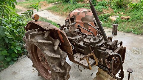 Restoration obsolete KUBOTA ZL2201 Tractor - Tractor Gearbox Restore