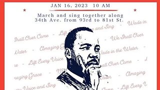 From the #MLKDay2023 #MLK #MLKJr #mlkday March 93rdst-81st St&37th av 1/16/23 hosted by @34_ave