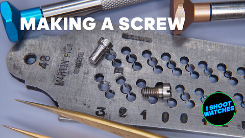 Making a Replacement Screw for a Micrometer Using a Watchmaker's Lathe