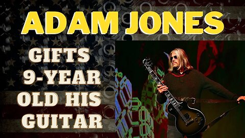 Adam Jones Gifts Guitar to 9-year old Virtuoso Maya Neelakantan #toolband #adamjones