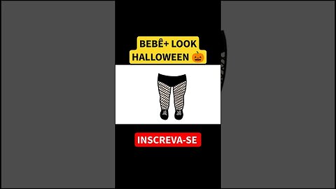 Como Desenhar BEBÊ+ LOOK HALLOWEEN 🎃 #shorts #bonecadepapel #paperdolls #halloween