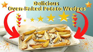 How to make oven-baked potato wedges