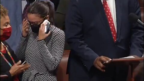 AOC Appears To Cry On House Floor After $1 Billion Funding For Israel's Iron Dome Passes