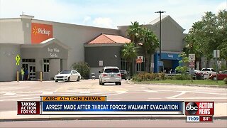 Arrest made after threat to Walmart