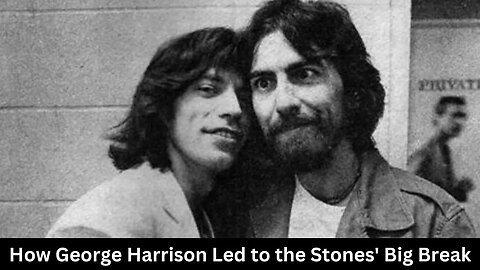 Unbelievable Connection: How George Harrison Led to the Stones' Big Break #shorts #rollingstones
