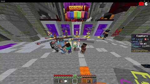 Egg Wars With The Boys on Christmas [29] Cubecraft MCBE