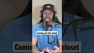 Coming out the closet #podcast #viral #comedy