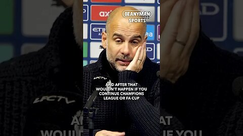 'Three days off. No, they need to rest! We have a lot of games in this month!' | Pep Guardiola