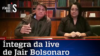 Confira na íntegra a live do presidente Jair Bolsonaro de 18/06/20