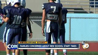 Families concerned about new school start times