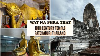 Wat Phra Si Ratana Mahathat - 10th Century Khmer Prasat - Ratchaburi Thailand 2024