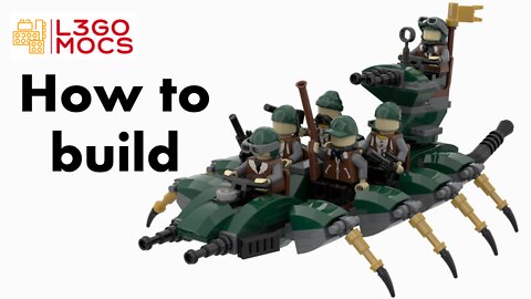 Lego MOC Omukade - Troop Transport Centipede