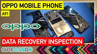 OPPO A91 Data Recovery Attempt, smashed to pieces