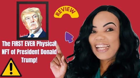 The FIRST EVER Physical NFT of President Donald Trump!