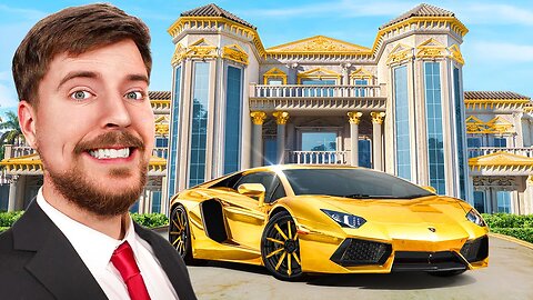 $1 vs $1,000,000 Golden car and Luxary Hotel Room!