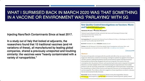 Maryam Henein | "They Looked At The Major Global Vaccines And Found That 15 Of Them, And 44 Variations Were All Heavily Contaminated With Nanotech."