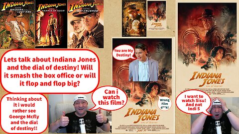 Lets talk about Indiana Jones and the dial of destiny! Trailer review sort of!