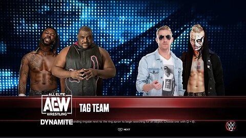 AEW Dynamite Strickland/Lee vs Allin/Cassidy in this Blind Eliminator Tournament