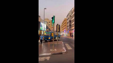 Night walk in deira dubai UAE