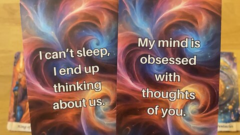 I OBSESS ABOUT YOU SO MUCH I CAN'T SLEEP! 🥱 MESSAGE FROM YOUR PERSON 💟 LOVE READING