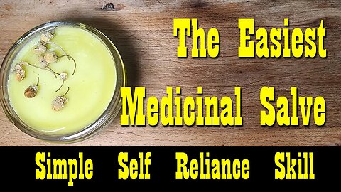 Make your own Medicinal Salve ~ Simple 2 Ingredients