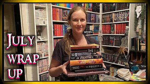 JULY WRAP UP ~ 8 books - inc. 3x Vampires & Cryptids + mini vlog of book events & bookshop signings
