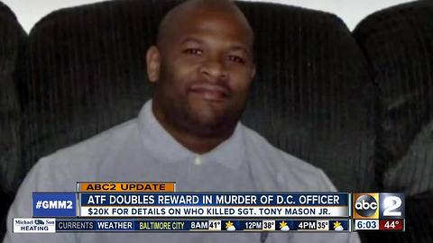 ATF offering $20K reward for information on off-duty D.C. officer's murder