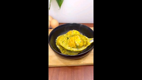 Afghani eggs curry