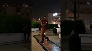 Chris Brown - Psychic | Footwork Slalom #skateweaver #shorts #viral