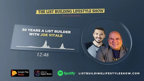 30 Years A List Builder With Joe Vitale