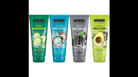 ( 18℅ Off) Freeman Facial Mask Variety Pack: Oil Absorbing Clay