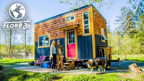 They went from vanlife to a lovely DIY Tiny House