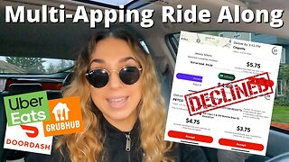 Uber Eats, DoorDash, And GrubHub Driver Ride Along | Unreasonable Orders Declined! | Part 1