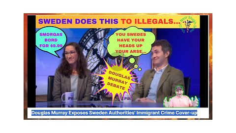 Douglas Murray FURIOUS - Swedish Government Covering Up Immigrant Crimes