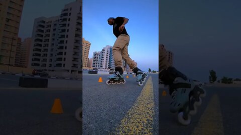 Footwork Slalom #skateweaver #shorts #viral #rollerskating