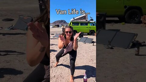 Shout out to this rad community! 🤘 #shorts #vanlife #dancefitness #nomad #dance #baja